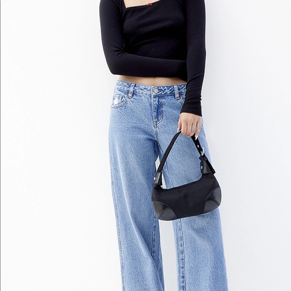 PacSunMedium Indigo Ripped Low Rise Jeans